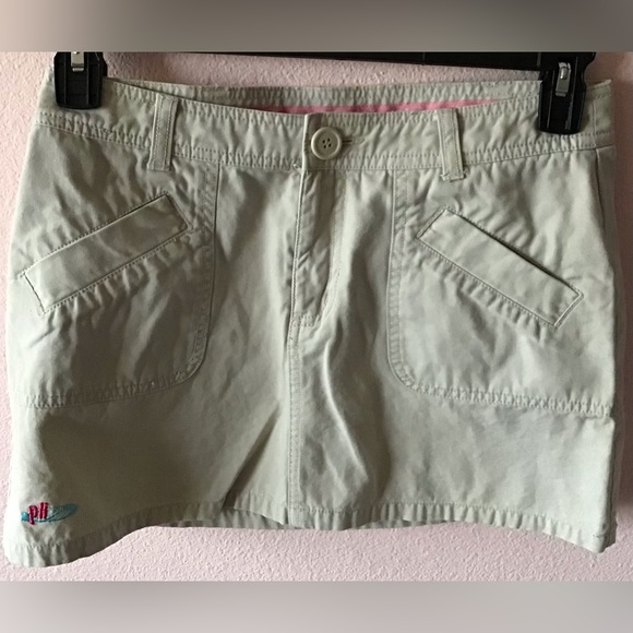 ❤️Piping hot khaki mini skirt size 8 - Picture 4 of 8